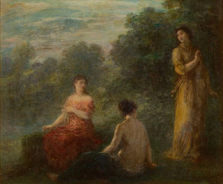 Trzy nimfy przy źródle - Henri Fantin-Latour — widok dzieła