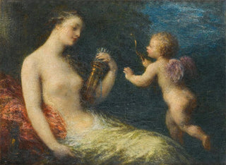 Wenus i Kupidyn - Henri Fantin-Latour — widok dzieła