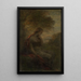 Młoda kobieta pod drzewem o zachodzie słońca, zwany Jesień - Henri Fantin-Latour — oprawiony obraz na ścianie