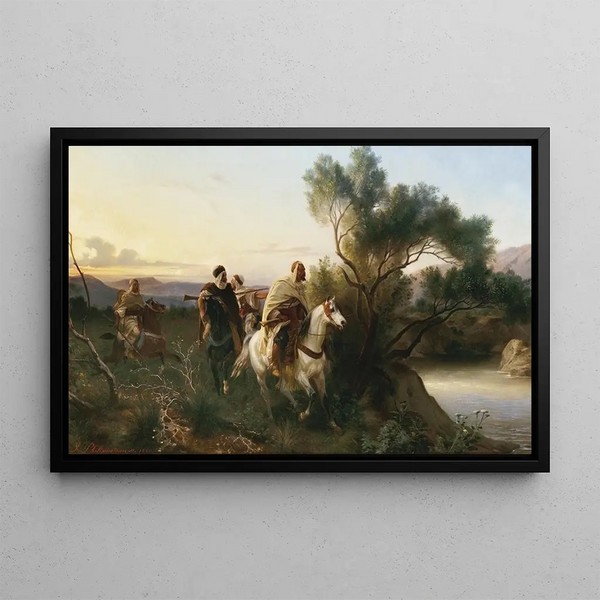 Henri Flix Emmanuel Philippoteaux - The Arab Scouts.webp