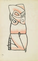 Kobieta klęcząca - Henri Gaudier-Brzeska — widok dzieła