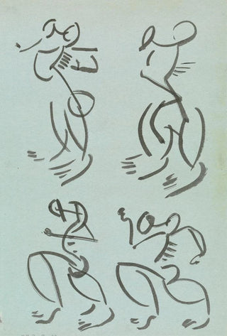 Henri GaudierBrzeska - Four Studies of Dancing Figures.webp