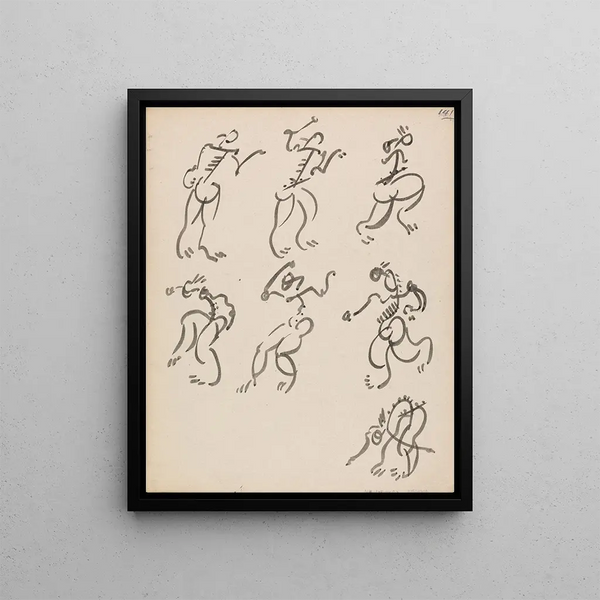 Henri GaudierBrzeska - Seven Dancing Figures in Three Registers.webp