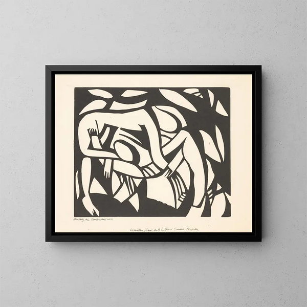 Walczących - Henri Gaudier-Brzeska — oprawiony obraz na ścianie