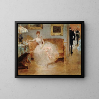 Le bal - Henri Gervex — oprawiony obraz na ścianie