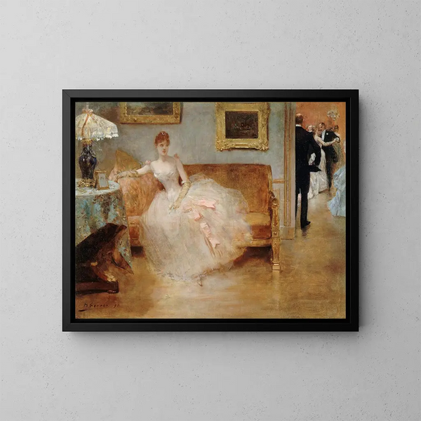 Le bal - Henri Gervex — oprawiony obraz na ścianie