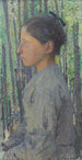 Kobieta w profilu - Henri Jean Guillaume Martin — widok dzieła