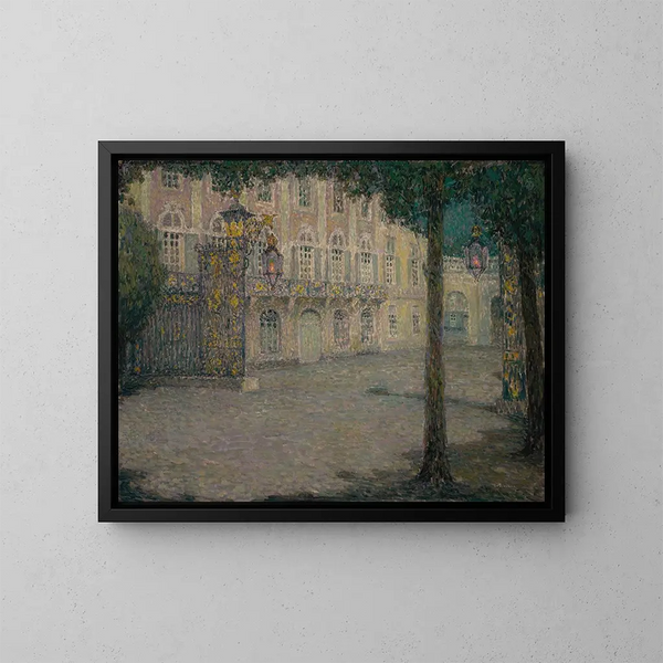 La Place de la Carrière au clair de lune - Henri Le Sidaner — oprawiony obraz na ścianie