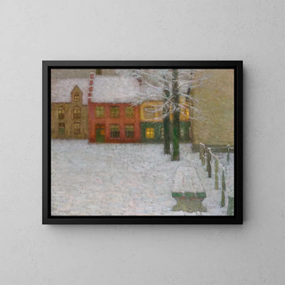 Henri Le Sidaner - La Neige Chartres.webp