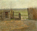 La porte de la ferme - Henri Le Sidaner — widok dzieła
