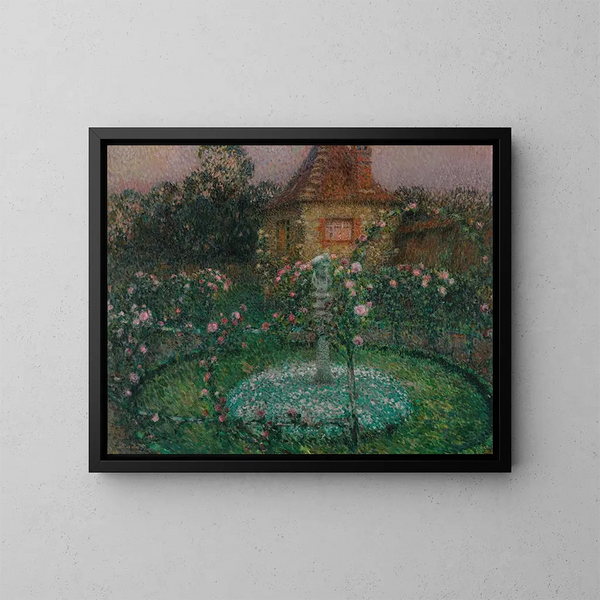 Le pavillon de Gerberoy - Henri Le Sidaner — oprawiony obraz na ścianie