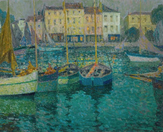 Henri Le Sidaner - Les Barques  La Rochelle.webp