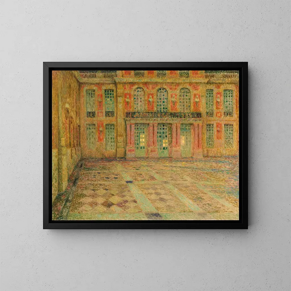Cour d'Honneur de Versailles - Henri Le Sidaner — oprawiony obraz na ścianie
