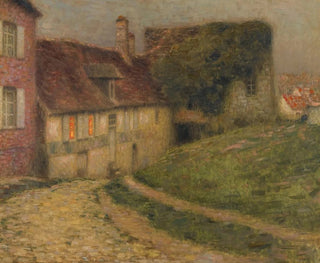Stare domy - Henri Le Sidaner — widok dzieła