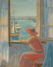przed oknem Île d'Yeu - Henri Lebasque — widok dzieła