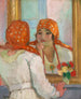 przed lustrem - Henri Lebasque — widok dzieła
