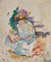 Kobieta w ogrodzie - Henri Lebasque — widok dzieła