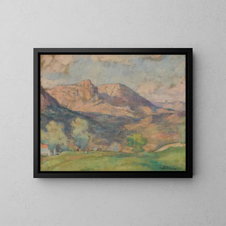 Le Baou de Vence - Henri Lebasque — oprawiony obraz na ścianie