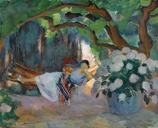 Henri Lebasque - Le Pradet Jeune Femme Au Hamac.webp