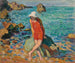 Nono nad brzegiem morza - Henri Lebasque — widok dzieła