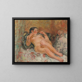 Nu allongé - Henri Lebasque — oprawiony obraz na ścianie