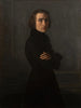 Portret Franza Liszta 1811-1886, kompozytora i pianisty - Henri Lehmann — widok dzieła