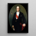 Portret barona Haussmanna 1809-1891 prefekta Sekwany 1853-1870 - Henri Lehmann — oprawiony obraz na ścianie