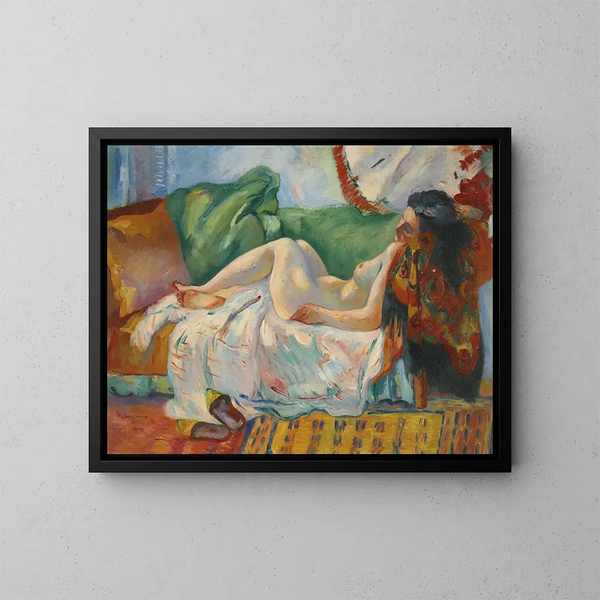 Dormeur - Henri Manguin — oprawiony obraz na ścianie