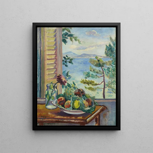Henri Manguin - Pches et raisins la fentre.webp