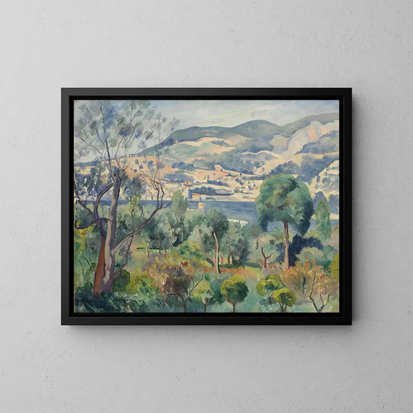 Zatoka Villefranche - Henri Manguin — oprawiony obraz na ścianie