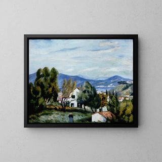 Henri Manguin - Saint Tropez vu de la Maison de Vildrac.webp