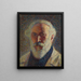 Autoportret z białą brodą - Henri Martin — oprawiony obraz na ścianie