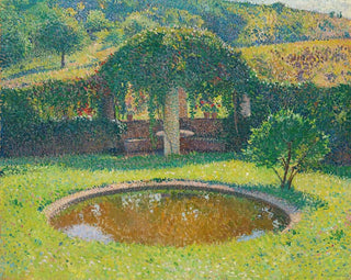Bassin et tonnelle sud-ouest du parc de Marquayrol - Henri Martin — widok dzieła