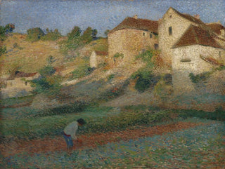 Binage dans un jardin à Labastide-du-Vert - Henri Martin — widok dzieła