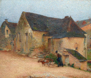 Chevrière przed starym domem w Labastide - Henri Martin — widok dzieła
