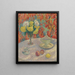 Dahlias au soleil - Henri Martin — oprawiony obraz na ścianie