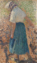 Młoda kobieta w winnicach - Henri Martin — widok dzieła