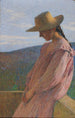 Młoda dziewczyna siedząca - Henri Martin — widok dzieła