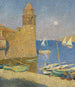 La Tour de Collioure lewy księżyc - Henri Martin — widok dzieła