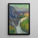 La Vallée du Lot près de Saint-Cirq-Lapopie - Henri Martin — oprawiony obraz na ścianie