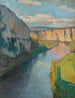 La Vallée du Lot près de Saint-Cirq-Lapopie - Henri Martin — widok dzieła