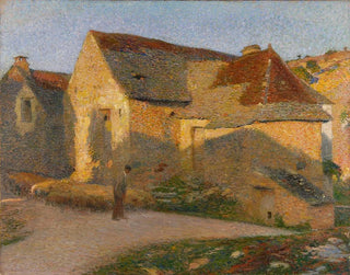 La vieille maison aux derniers rayons - Henri Martin — widok dzieła