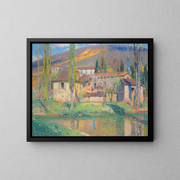 Labastide du Vert - Henri Martin — oprawiony obraz na ścianie