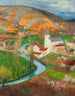 Labastide-du-Vert na wiosnę z ogrodu Marquayrol - Henri Martin — widok dzieła