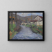 L'école et le pont sur le vert Labastide-du-Vert - Henri Martin — oprawiony obraz na ścianie