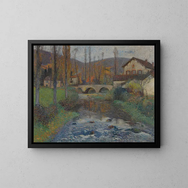 Most w Labastide du Vert - Henri Martin — oprawiony obraz na ścianie