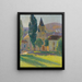 L'église de Labastide-du-Vert - Henri Martin — oprawiony obraz na ścianie