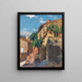 Domy w Collioure - Henri Martin — oprawiony obraz na ścianie