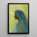 Profil au voile - Henri Martin — oprawiony obraz na ścianie