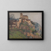 Saint-Cirq-Lapopie - Henri Martin — oprawiony obraz na ścianie